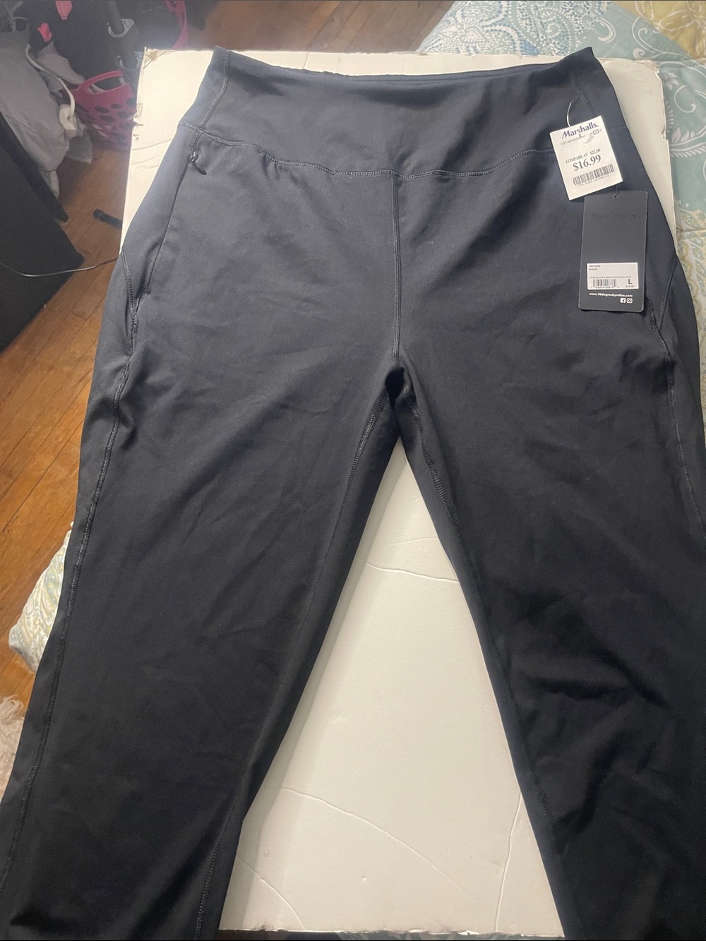 90 Degree By Reflex Black Kids Active Leggings